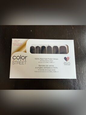 Color Street Blue in Peru Nail Polish Strips